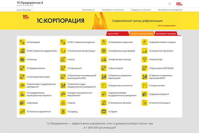 Доработка продуктов 1С